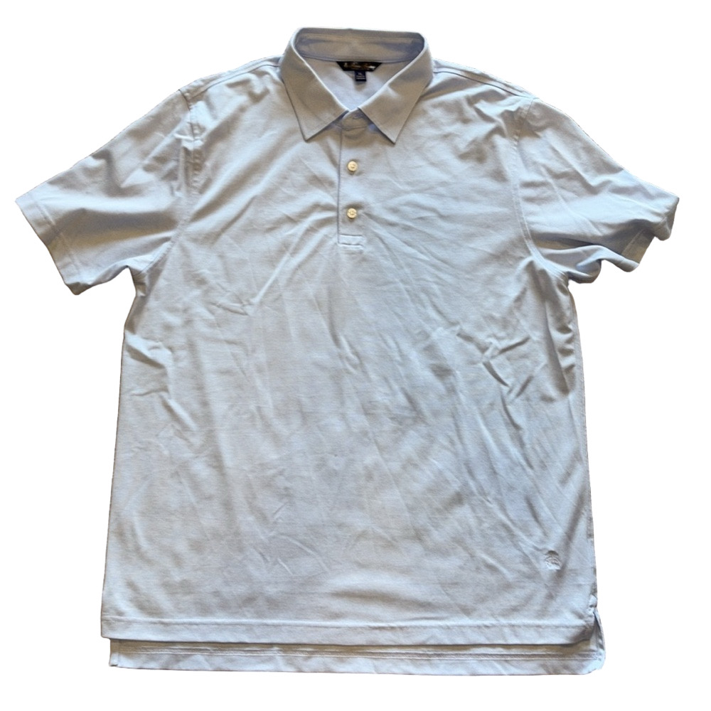 Brooks Brothers Mens XL Light Blue Golf Polo Shirt